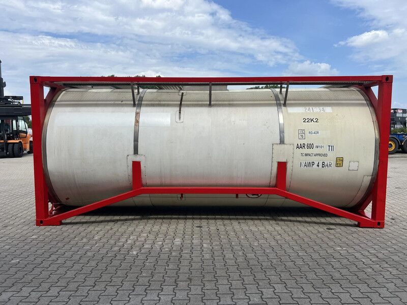 Welfit Oddy 20FT ISO, 24.000L / 1-COMP. / UN PORTABLE T11/ valid 2,5Y/CSC-inspection till 09/2026 - Tankcontainer: billede 3 Welfit Oddy 20FT ISO, 24.000L / 1-COMP. / UN PORTABLE T11/ valid 2,5Y/CSC-inspection till 09/2026 - Tankcontainer: billede 3