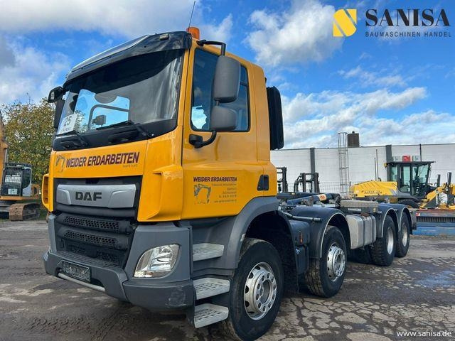 DAF CF 450/Abrollkipper HYVA 30-67-S 30TON/Lenkachse - Lastbil kroghejs: billede 1 DAF CF 450/Abrollkipper HYVA 30-67-S 30TON/Lenkachse - Lastbil kroghejs: billede 1