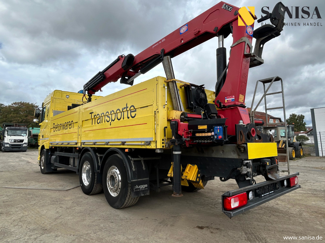 DAF XF 480/HMF 2530 L-CR Kran/Lenk/Lift/Baustoff - Lastbil med lad, Lastbil med kran: billede 4 DAF XF 480/HMF 2530 L-CR Kran/Lenk/Lift/Baustoff - Lastbil med lad, Lastbil med kran: billede 4