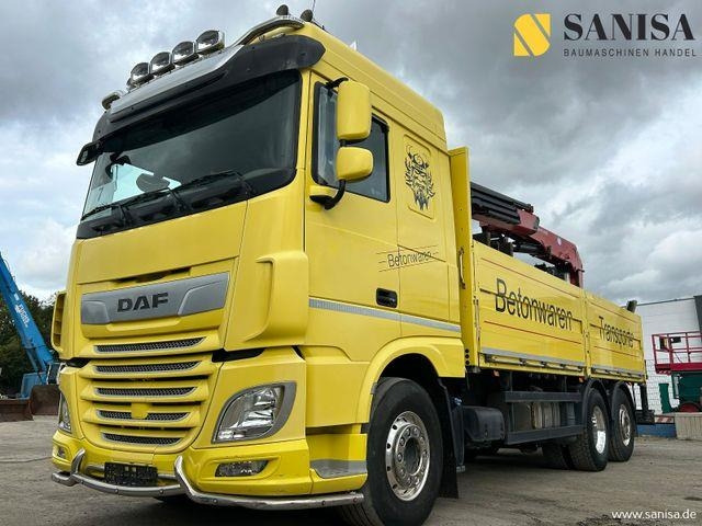 DAF XF 480/HMF 2530 L-CR Kran/Lenk/Lift/Baustoff - Lastbil med kran: billede 2 DAF XF 480/HMF 2530 L-CR Kran/Lenk/Lift/Baustoff - Lastbil med kran: billede 2