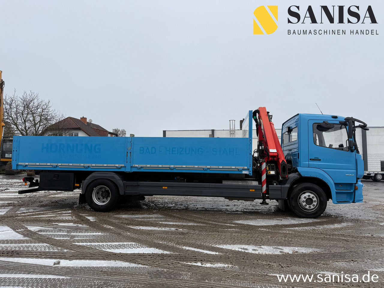 MERCEDES-BENZ Atego 1524/Palfinger PK 9.501/Funk - Lastbil med lad, Lastbil med kran: billede 2 MERCEDES-BENZ Atego 1524/Palfinger PK 9.501/Funk - Lastbil med lad, Lastbil med kran: billede 2