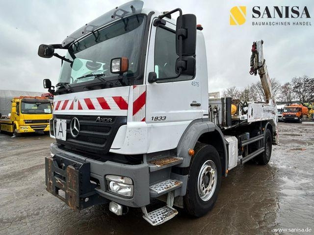 Mercedes-Benz Axor 1833 K/Blatt-Blatt/Tele. /Anbauplatte - Liftdumper lastbil: billede 1 Mercedes-Benz Axor 1833 K/Blatt-Blatt/Tele. /Anbauplatte - Liftdumper lastbil: billede 1