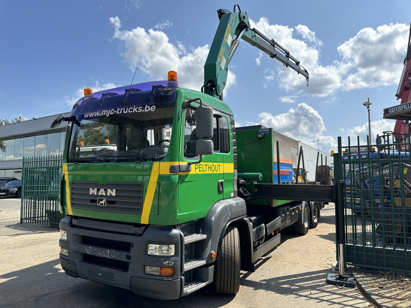 MAN TGA 26.360 6X2 BL + CRANE PALFINGER PK 18500 (4x) - LIFT + STEERING AXLE - PLATFORM 7m75 - MANUAL GEARBOX - Lastbil med kran: billede 5 MAN TGA 26.360 6X2 BL + CRANE PALFINGER PK 18500 (4x) - LIFT + STEERING AXLE - PLATFORM 7m75 - MANUAL GEARBOX - Lastbil med kran: billede 5
