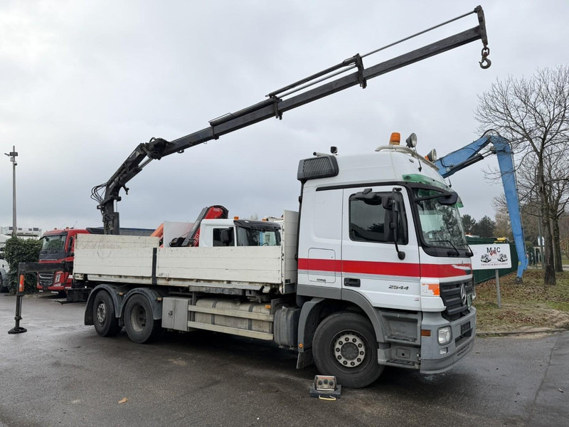 Mercedes-Benz ACTROS 2544 6x2 MP2 + CRANE ATLAS 165.2E (3x HYDR) - RADIO - *FULL AIR* - LIFT + STEERING AXLE - *299.000km* - PLATFORM 6m50 - Lastbil med kran: billede 1 Mercedes-Benz ACTROS 2544 6x2 MP2 + CRANE ATLAS 165.2E (3x HYDR) - RADIO - *FULL AIR* - LIFT + STEERING AXLE - *299.000km* - PLATFORM 6m50 - Lastbil med kran: billede 1