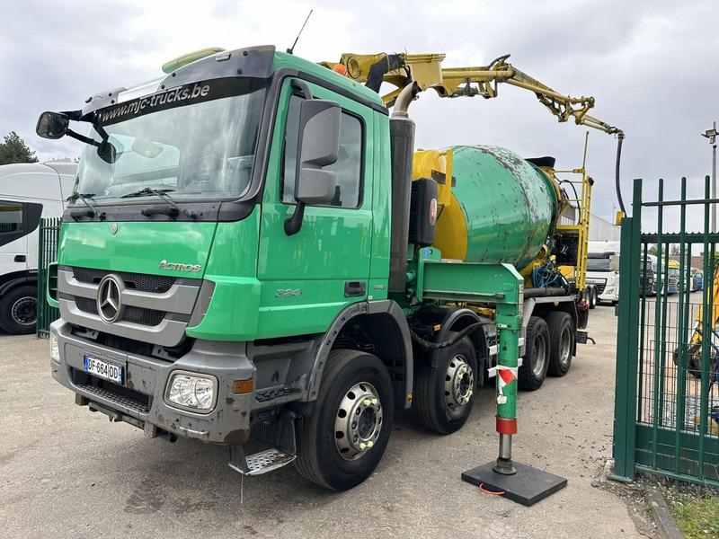 Mercedes-Benz ACTROS 3241 8x4 PUMI PM M 21-3 (21m) Putzmeister - *238.000km* / 1586H - EPS - BLADVERING / NAAFREDUCTIE - Betonpumpe: billede 4 Mercedes-Benz ACTROS 3241 8x4 PUMI PM M 21-3 (21m) Putzmeister - *238.000km* / 1586H - EPS - BLADVERING / NAAFREDUCTIE - Betonpumpe: billede 4