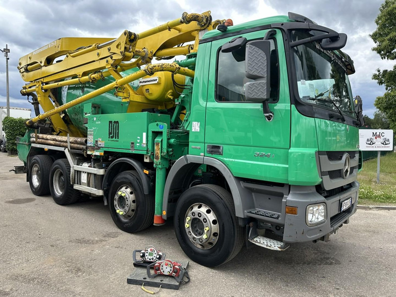 Mercedes-Benz ACTROS 3241 8x4 PUMI PM M 21-3 (21m) Putzmeister - *238.000km* / 1586H - EPS - BLADVERING / NAAFREDUCTIE - Betonbil: billede 1 Mercedes-Benz ACTROS 3241 8x4 PUMI PM M 21-3 (21m) Putzmeister - *238.000km* / 1586H - EPS - BLADVERING / NAAFREDUCTIE - Betonbil: billede 1