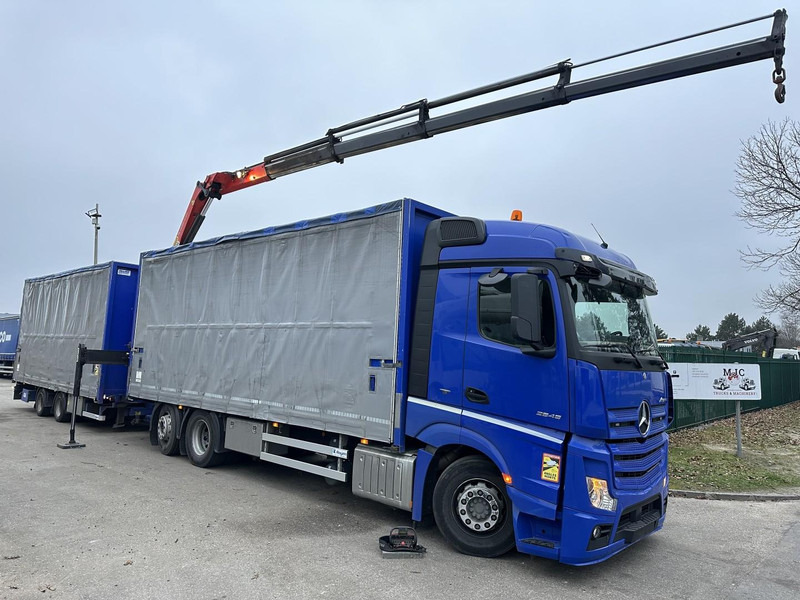 Mercedes-Benz Actros 2645 6x2 105m³ JUMBO + RETARDER + KRAN PALFINGER PK 19.001 SLD (4x) + RADIO - *FULL AIR* - FRIGO - EURO 6 - SAF AXLES - BELGIAN TRUCK - Lastbil varevogn, Lastbil med kran: billede 2 Mercedes-Benz Actros 2645 6x2 105m³ JUMBO + RETARDER + KRAN PALFINGER PK 19.001 SLD (4x) + RADIO - *FULL AIR* - FRIGO - EURO 6 - SAF AXLES - BELGIAN TRUCK - Lastbil varevogn, Lastbil med kran: billede 2