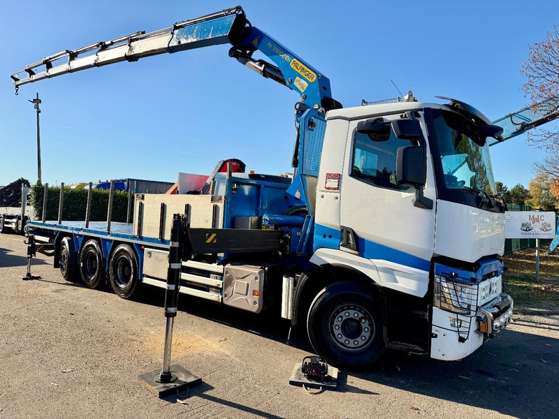 Renault C480 8x4 TRIDEM + CRANE (20m!) PALFINGER PK33002-EH E (6x) - PLATFORM 8m25 - LIFT/STEERING - GOOD TIRES - BE TRUCK - Lastbil med kran: billede 1 Renault C480 8x4 TRIDEM + CRANE (20m!) PALFINGER PK33002-EH E (6x) - PLATFORM 8m25 - LIFT/STEERING - GOOD TIRES - BE TRUCK - Lastbil med kran: billede 1