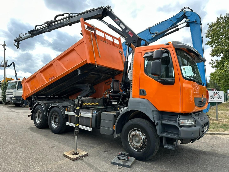 Renault KERAX 380 DXI 6x4 TIPPER + CRANE HIAB 144 B-3 - RADIO - *246.000km* - RETARDER - BORDMATIC - EURO 5 - Tipvogn lastbil, Lastbil med kran: billede 1 Renault KERAX 380 DXI 6x4 TIPPER + CRANE HIAB 144 B-3 - RADIO - *246.000km* - RETARDER - BORDMATIC - EURO 5 - Tipvogn lastbil, Lastbil med kran: billede 1