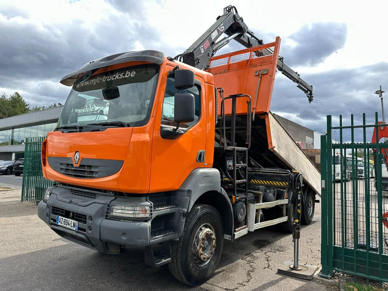 Renault KERAX 380 DXI 6x4 TIPPER + CRANE HIAB 144 B-3 - RADIO - *246.000km* - RETARDER - BORDMATIC - EURO 5 - Tipvogn lastbil, Lastbil med kran: billede 2 Renault KERAX 380 DXI 6x4 TIPPER + CRANE HIAB 144 B-3 - RADIO - *246.000km* - RETARDER - BORDMATIC - EURO 5 - Tipvogn lastbil, Lastbil med kran: billede 2