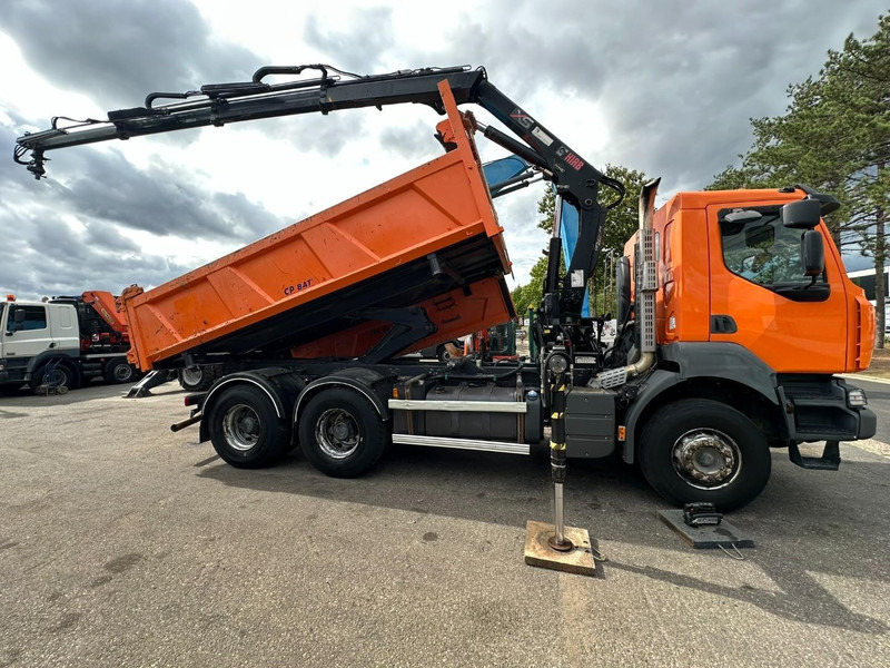 Renault KERAX 380 DXI 6x4 TIPPER + CRANE HIAB 144 B-3 - RADIO - *246.000km* - RETARDER - BORDMATIC - EURO 5 - Tipvogn lastbil, Lastbil med kran: billede 3 Renault KERAX 380 DXI 6x4 TIPPER + CRANE HIAB 144 B-3 - RADIO - *246.000km* - RETARDER - BORDMATIC - EURO 5 - Tipvogn lastbil, Lastbil med kran: billede 3