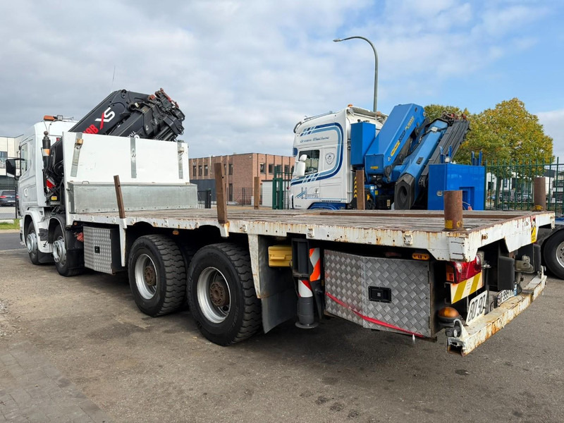 Scania 114C-380 8x4 PRITSCHE + KRAN HIAB 700 E-5 - PLATFORM 6m80 + TWISTLOCKS - MANUAL - RETARDER - STEEL SPRING / BIG AXLE HUB REDUCTION  - AP ACHSEN - Lastbil med lad, Lastbil med kran: billede 5 Scania 114C-380 8x4 PRITSCHE + KRAN HIAB 700 E-5 - PLATFORM 6m80 + TWISTLOCKS - MANUAL - RETARDER - STEEL SPRING / BIG AXLE HUB REDUCTION  - AP ACHSEN - Lastbil med lad, Lastbil med kran: billede 5