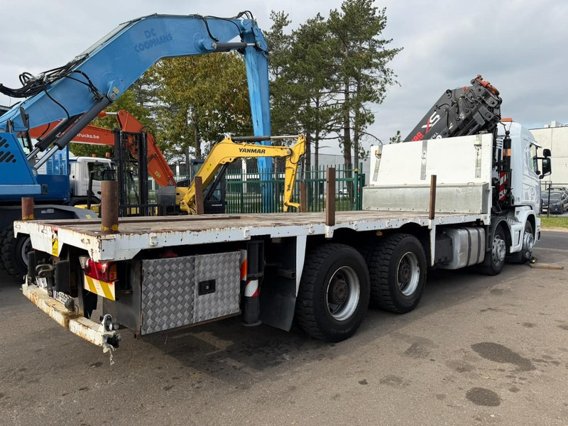 Scania 114C-380 8x4 PRITSCHE + KRAN HIAB 700 E-5 - PLATFORM 6m80 + TWISTLOCKS - MANUAL - RETARDER - STEEL SPRING / BIG AXLE HUB REDUCTION  - AP ACHSEN - Lastbil med lad, Lastbil med kran: billede 4 Scania 114C-380 8x4 PRITSCHE + KRAN HIAB 700 E-5 - PLATFORM 6m80 + TWISTLOCKS - MANUAL - RETARDER - STEEL SPRING / BIG AXLE HUB REDUCTION  - AP ACHSEN - Lastbil med lad, Lastbil med kran: billede 4