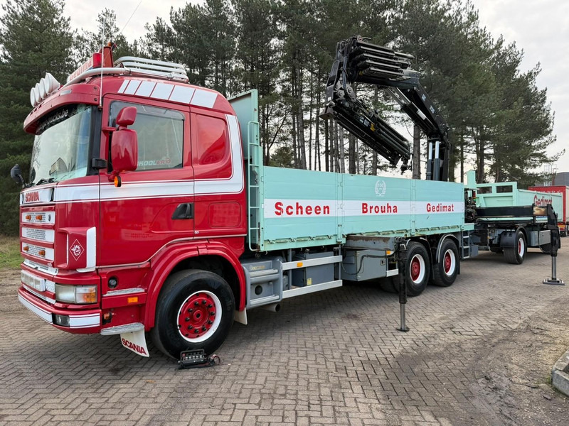 Scania 164L-480 V8 6x4 + CRANE HIAB 350-4 + JIB 90-4 - *TOP CONDITION* - ROTATOR - RADIO - RETARDER - STEEL SPRING / HUB REDUCTION - BE TRUCK - Lastbil med kran: billede 3 Scania 164L-480 V8 6x4 + CRANE HIAB 350-4 + JIB 90-4 - *TOP CONDITION* - ROTATOR - RADIO - RETARDER - STEEL SPRING / HUB REDUCTION - BE TRUCK - Lastbil med kran: billede 3