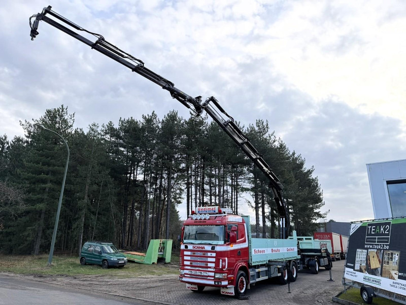 Scania 164L-480 V8 6x4 + CRANE HIAB 350-4 + JIB 90-4 - *TOP CONDITION* - ROTATOR - RADIO - RETARDER - STEEL SPRING / HUB REDUCTION - BE TRUCK - Lastbil med kran: billede 4 Scania 164L-480 V8 6x4 + CRANE HIAB 350-4 + JIB 90-4 - *TOP CONDITION* - ROTATOR - RADIO - RETARDER - STEEL SPRING / HUB REDUCTION - BE TRUCK - Lastbil med kran: billede 4