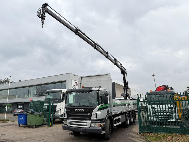 Scania P380 8x4 TRIDEM + CRANE HIAB 166 ES-5 HIPRO - ROTATOR + RADIO - 7m60 PLATFORM - MANUAL - LIFT + STEERING AXLE - Lastbil med kran: billede 5 Scania P380 8x4 TRIDEM + CRANE HIAB 166 ES-5 HIPRO - ROTATOR + RADIO - 7m60 PLATFORM - MANUAL - LIFT + STEERING AXLE - Lastbil med kran: billede 5