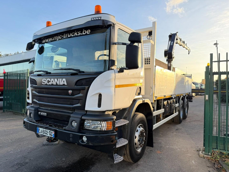 Scania P410 6x4 PRITSCHE + KRAN HIAB X-HIDUO 188 ES-4 - RETARDER - ROTATOR - PLATFORM 6m80 - BIG AXLES HUB REDUCTION - STEEL SPRING - TUV 05/2026 - Lastbil med lad, Lastbil med kran: billede 4 Scania P410 6x4 PRITSCHE + KRAN HIAB X-HIDUO 188 ES-4 - RETARDER - ROTATOR - PLATFORM 6m80 - BIG AXLES HUB REDUCTION - STEEL SPRING - TUV 05/2026 - Lastbil med lad, Lastbil med kran: billede 4