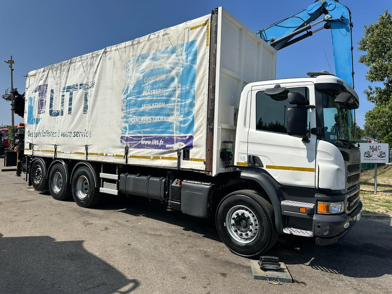 Scania P410 8x4 TRIDEM + CRANE HIAB 244 EP-4 HIDUO - RETARDER - LIFT + STEERING AXLE - *327.000km* - RADIO - Lastbil med kran: billede 2 Scania P410 8x4 TRIDEM + CRANE HIAB 244 EP-4 HIDUO - RETARDER - LIFT + STEERING AXLE - *327.000km* - RADIO - Lastbil med kran: billede 2