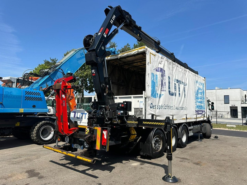 Scania P410 8x4 TRIDEM PRITSCHE PLANE + KRAN HIAB 244 EP-4 HIDUO - RETARDER - LIFT + STEERING AXLE - *327.000km* - RADIO - Lastbil med presenning, Lastbil med kran: billede 5 Scania P410 8x4 TRIDEM PRITSCHE PLANE + KRAN HIAB 244 EP-4 HIDUO - RETARDER - LIFT + STEERING AXLE - *327.000km* - RADIO - Lastbil med presenning, Lastbil med kran: billede 5