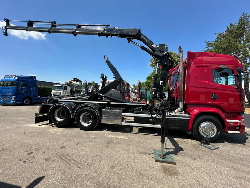 Scania R580 6X2 V8 HOOKLIFT + CRANE HIAB 211 E-4 HIPRO - ROTATOR - RETARDER - ALCOA ALU - RADIO - NL TRUCK - Lastbil kroghejs, Lastbil med kran: billede 4 Scania R580 6X2 V8 HOOKLIFT + CRANE HIAB 211 E-4 HIPRO - ROTATOR - RETARDER - ALCOA ALU - RADIO - NL TRUCK - Lastbil kroghejs, Lastbil med kran: billede 4