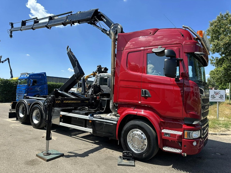 Scania R580 6X2 V8 HOOKLIFT + CRANE HIAB 211 E-4 HIPRO - ROTATOR - RETARDER - ALCOA ALU - RADIO - NL TRUCK - Lastbil kroghejs, Lastbil med kran: billede 1 Scania R580 6X2 V8 HOOKLIFT + CRANE HIAB 211 E-4 HIPRO - ROTATOR - RETARDER - ALCOA ALU - RADIO - NL TRUCK - Lastbil kroghejs, Lastbil med kran: billede 1