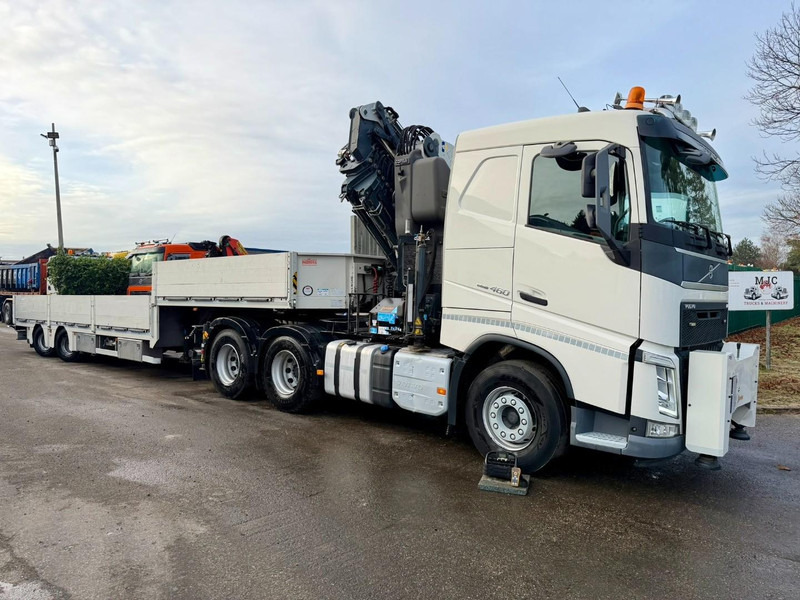 Volvo FH 460 6X4 + CRANE COPMA 530.7 + FlY-JIB 3 + A&C NOYENS LOWLOADER - 2x HYDR STEERING AXLES - Trækker: billede 2 Volvo FH 460 6X4 + CRANE COPMA 530.7 + FlY-JIB 3 + A&C NOYENS LOWLOADER - 2x HYDR STEERING AXLES - Trækker: billede 2