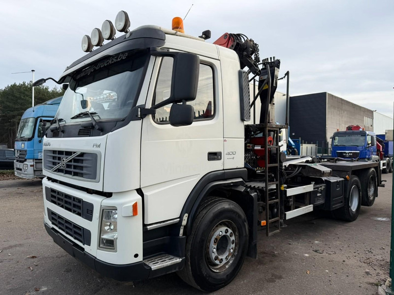 Volvo FM 400 6x2 HOOKLIFT + CRANE PALFINGER PK 15500 B (2x) - 5/6 F - MANUAL - EURO 4 - BE TRUCK - Lastbil kroghejs, Lastbil med kran: billede 4 Volvo FM 400 6x2 HOOKLIFT + CRANE PALFINGER PK 15500 B (2x) - 5/6 F - MANUAL - EURO 4 - BE TRUCK - Lastbil kroghejs, Lastbil med kran: billede 4