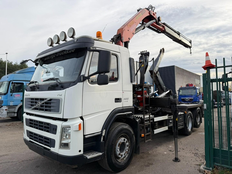 Volvo FM 400 6x2 HOOKLIFT + CRANE PALFINGER PK 15500 B (2x) - 5/6 F - MANUAL - EURO 4 - BE TRUCK - Lastbil kroghejs, Lastbil med kran: billede 2 Volvo FM 400 6x2 HOOKLIFT + CRANE PALFINGER PK 15500 B (2x) - 5/6 F - MANUAL - EURO 4 - BE TRUCK - Lastbil kroghejs, Lastbil med kran: billede 2