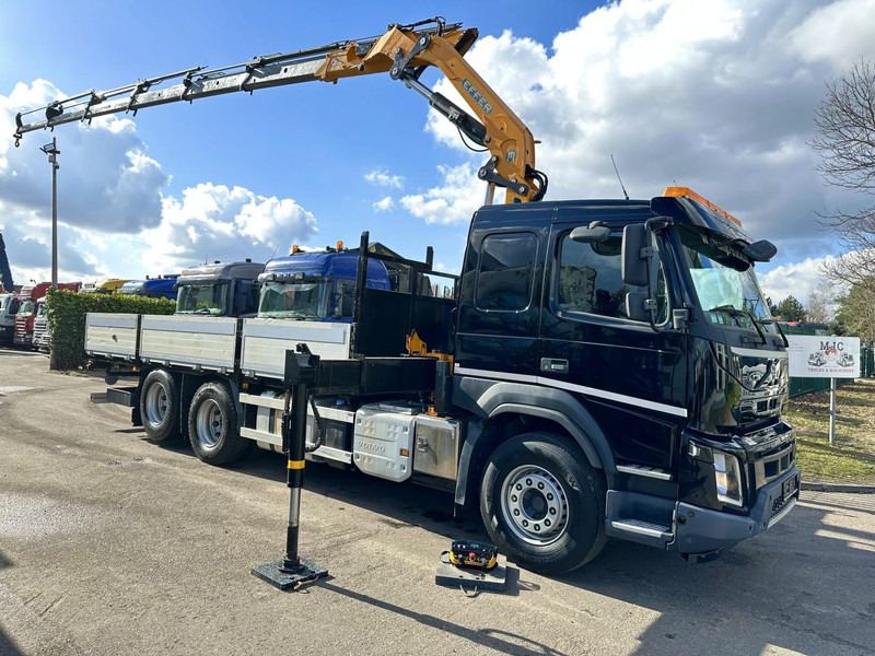 Volvo FMX 370 6x2 PRITSCHE 6M35 + KRAN EFFER 215/6S -*127.000km* - LIFT AXLE - DOUBLE WHEELS - I SHIFT - EURO 6 - BE PAPERS - Lastbil med lad, Lastbil med kran: billede 2 Volvo FMX 370 6x2 PRITSCHE 6M35 + KRAN EFFER 215/6S -*127.000km* - LIFT AXLE - DOUBLE WHEELS - I SHIFT - EURO 6 - BE PAPERS - Lastbil med lad, Lastbil med kran: billede 2