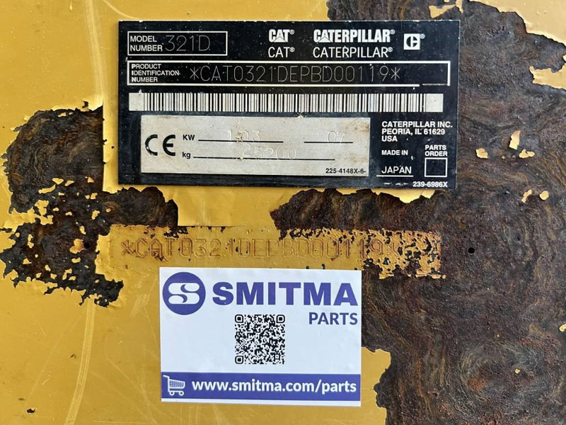 Cat 321D LCR - Bæltegravemaskine: billede 3 Cat 321D LCR - Bæltegravemaskine: billede 3