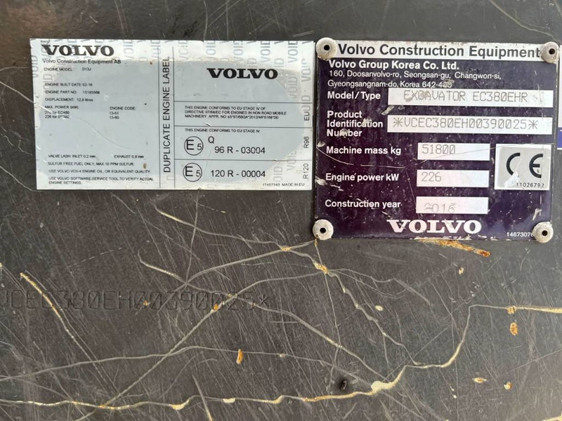 Volvo EC380E HR UHD - Bæltegravemaskine: billede 4 Volvo EC380E HR UHD - Bæltegravemaskine: billede 4