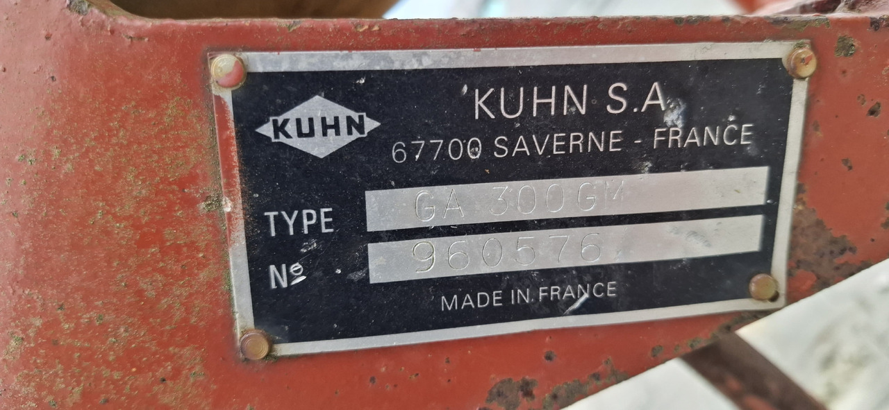 KUHN GA 300 GM - Høvender: billede 5 KUHN GA 300 GM - Høvender: billede 5