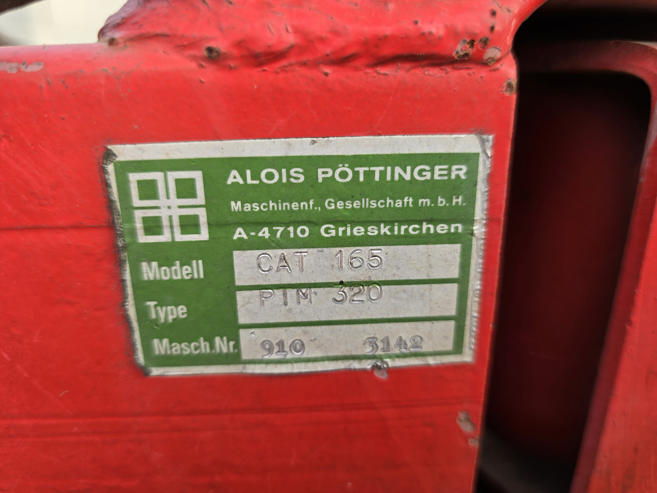 PÖTTINGER CAT 165 - Slåmaskine: billede 4 PÖTTINGER CAT 165 - Slåmaskine: billede 4