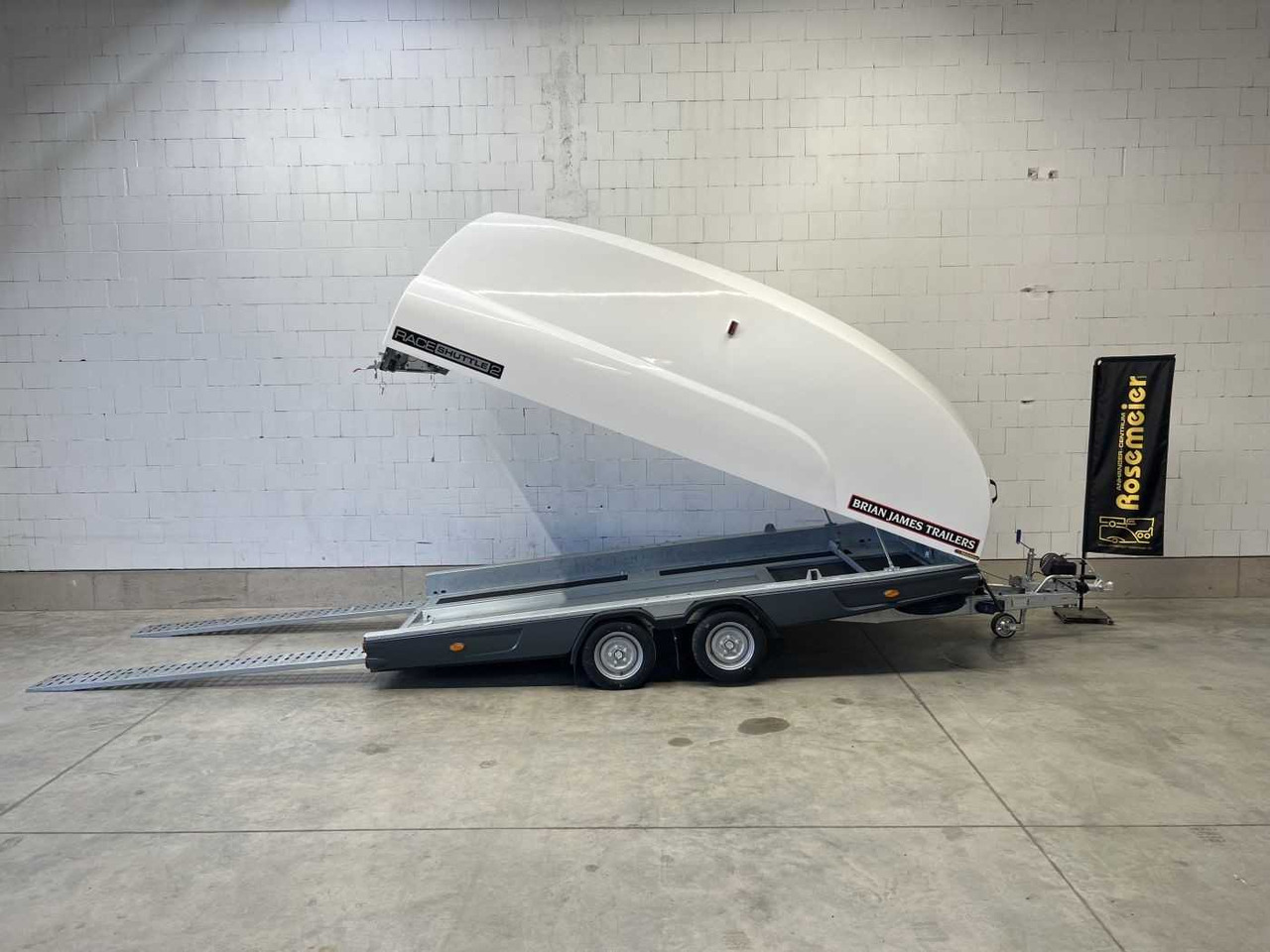 BRIAN_JAMES Race Shuttle 2 Autotransporter geschlossen - Biltransportør påhængsvogn: billede 2 BRIAN_JAMES Race Shuttle 2 Autotransporter geschlossen - Biltransportør påhængsvogn: billede 2