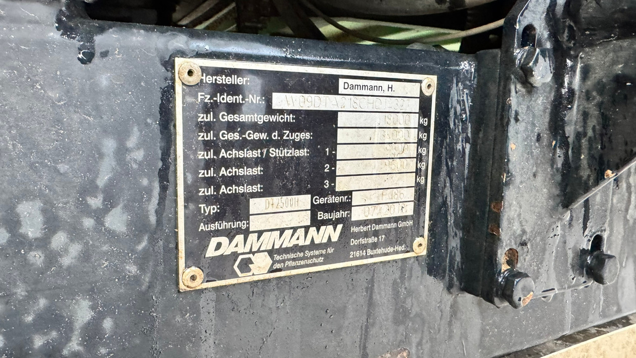 Selvkørende sprøjte Dammann DT 2500 H 6000l 30 m: billede 7 Selvkørende sprøjte Dammann DT 2500 H 6000l 30 m: billede 7