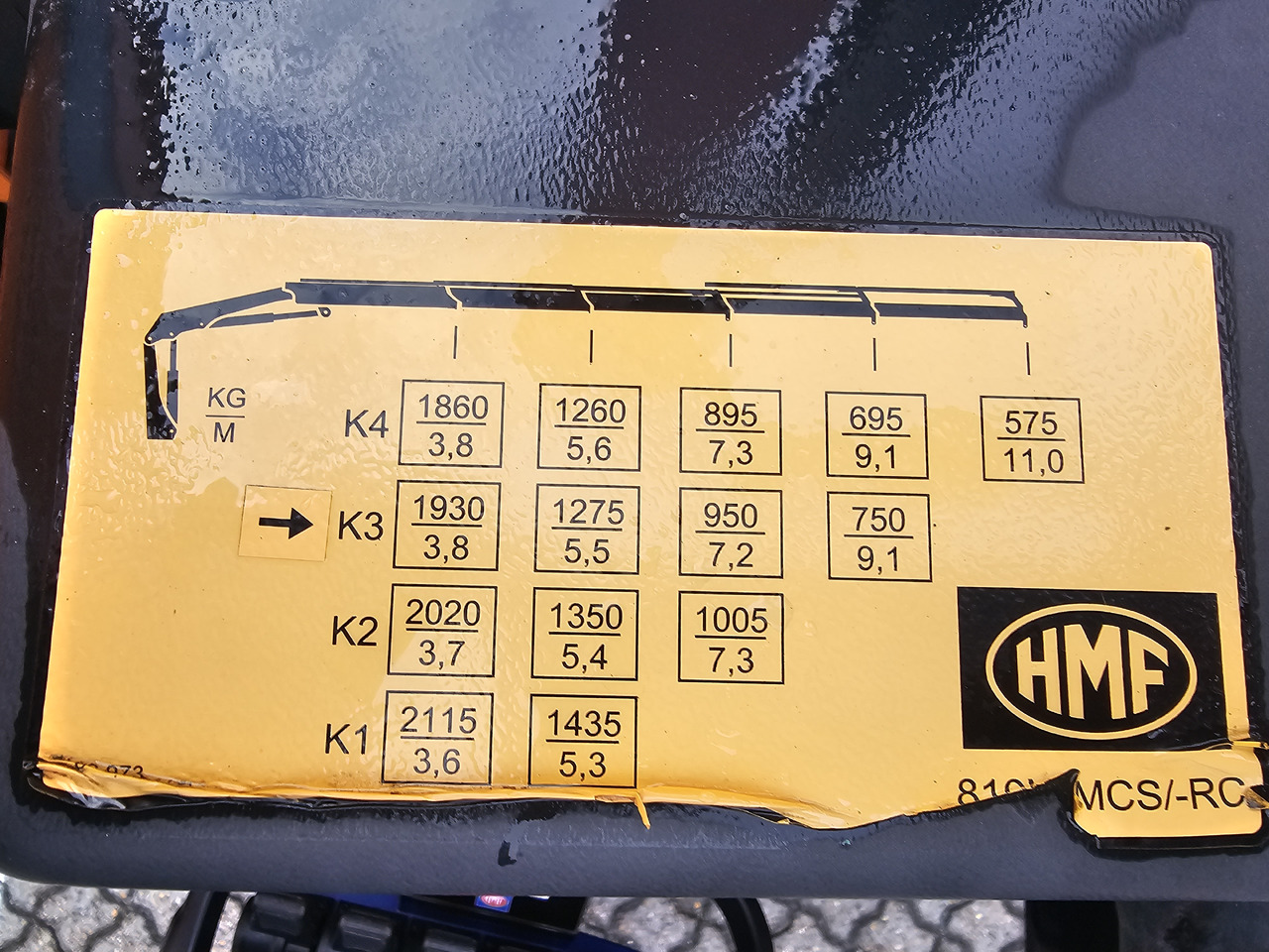 Tipvogn lastbil, Lastbil med kran MAN TGL 8.220: billede 15