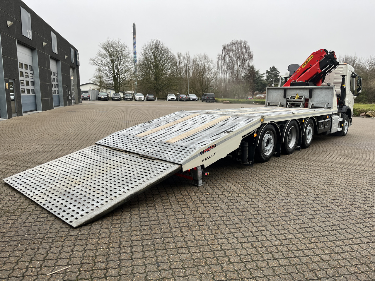 Volvo FM500 - Biltransportør lastbil, Lastbil med kran: billede 3 Volvo FM500 - Biltransportør lastbil, Lastbil med kran: billede 3