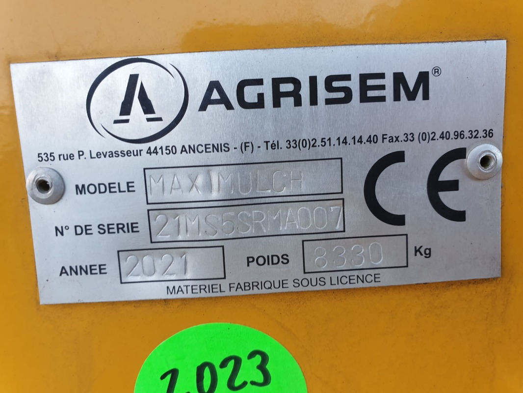 Agrisem MAXIMULCH - Kultivator: billede 2 Agrisem MAXIMULCH - Kultivator: billede 2