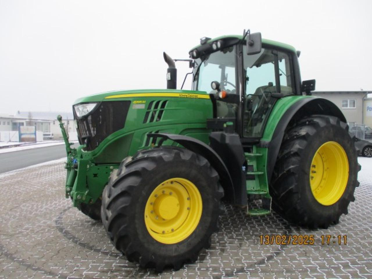 John Deere 6195 M mit SF3000 - Traktor: billede 1 John Deere 6195 M mit SF3000 - Traktor: billede 1