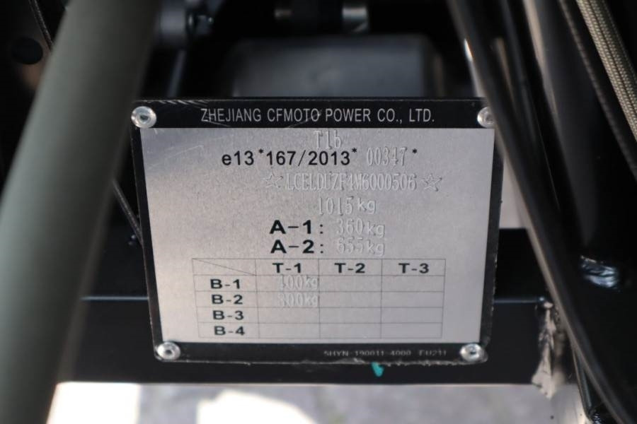 ATV/ Quad CFMoto UFORCE600 Valid Inspection, *Guarantee! Dutch Regi: billede 7