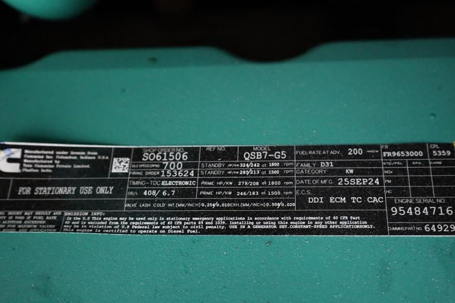 Cummins C220D5EQ Declaration of Conformity, Diesel, 220kVA - Strømgenerator: billede 5 Cummins C220D5EQ Declaration of Conformity, Diesel, 220kVA - Strømgenerator: billede 5