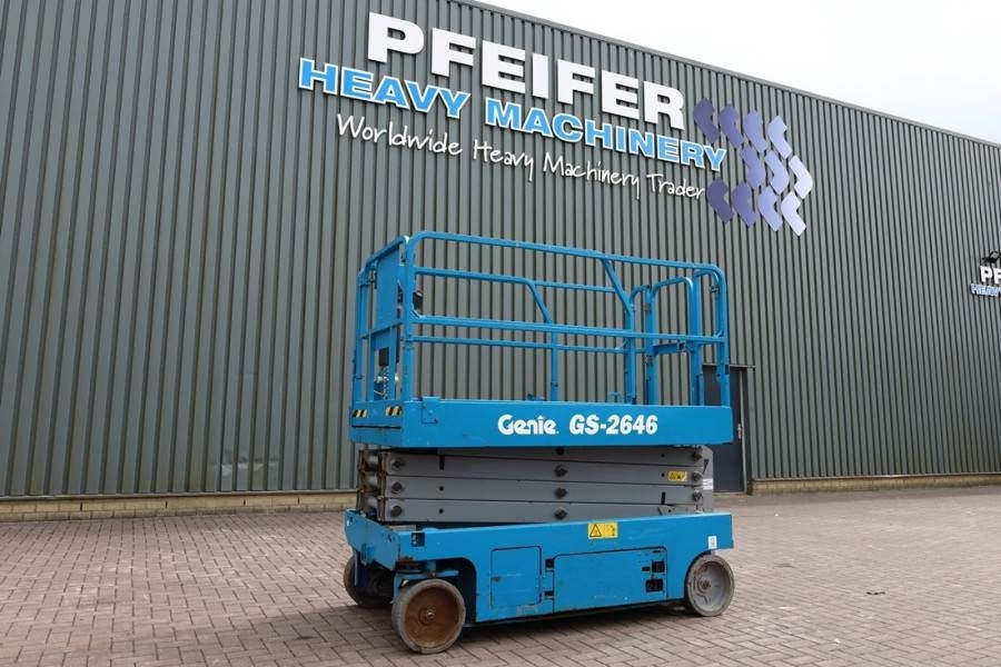 Genie GS2646 Electric, Working Height 9.80m, Capacity 45 - Sakselift: billede 1 Genie GS2646 Electric, Working Height 9.80m, Capacity 45 - Sakselift: billede 1