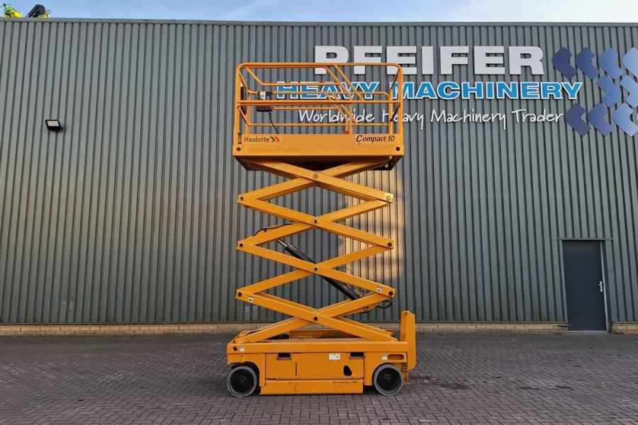 Haulotte Compact 10 Electric, 10m Working Height, 450kg Cap - Sakselift: billede 2 Haulotte Compact 10 Electric, 10m Working Height, 450kg Cap - Sakselift: billede 2