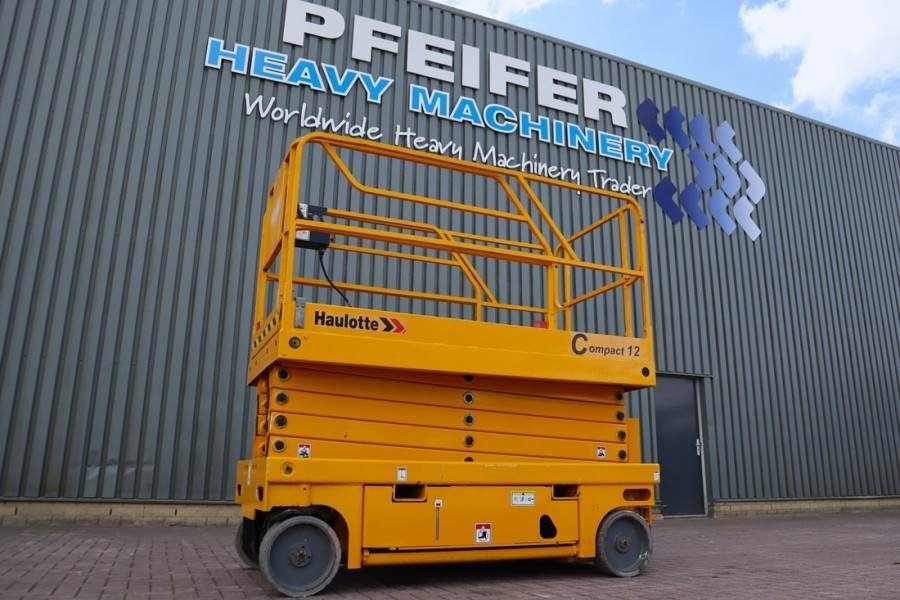 Haulotte Compact 12 Electric, 12m Working Height, 300kg Cap - Sakselift: billede 1 Haulotte Compact 12 Electric, 12m Working Height, 300kg Cap - Sakselift: billede 1