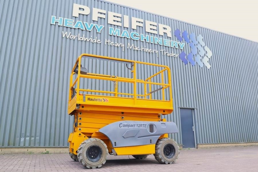 Haulotte Compact 12RTE Electric, 12m Working Height, 450kg - Sakselift: billede 1 Haulotte Compact 12RTE Electric, 12m Working Height, 450kg - Sakselift: billede 1