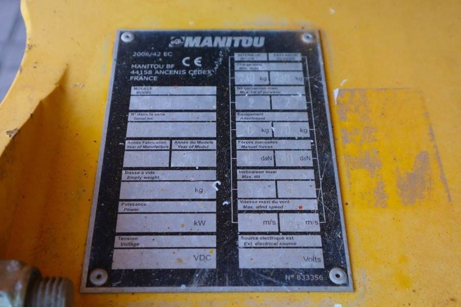 Bomlift Manitou 160ATJ Diesel, 4x4x4 Drive, 16m Working Height, 8.: billede 6
