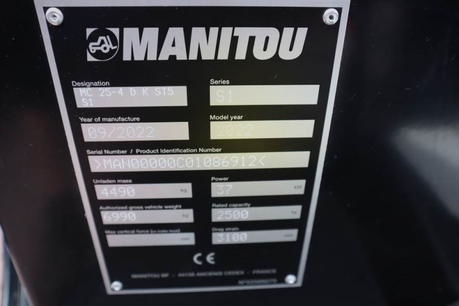 Manitou MC25-4 Valid Inspection, *Guarantee, Diesel, 4x4 D - Terræn gående truck: billede 5 Manitou MC25-4 Valid Inspection, *Guarantee, Diesel, 4x4 D - Terræn gående truck: billede 5