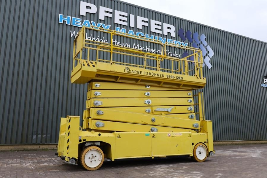 PB LIFT S195-12ES Electric, 19.6m Working Height, 700 - Sakselift: billede 1 PB LIFT S195-12ES Electric, 19.6m Working Height, 700 - Sakselift: billede 1