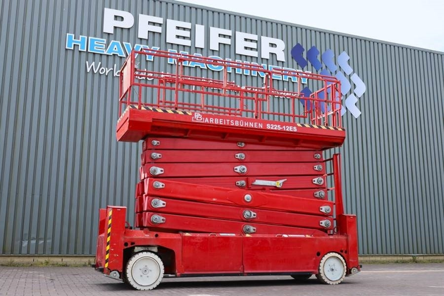 PB LIFT S225-12ES Electric, 22.5m Working Height, 450 - Sakselift: billede 1 PB LIFT S225-12ES Electric, 22.5m Working Height, 450 - Sakselift: billede 1