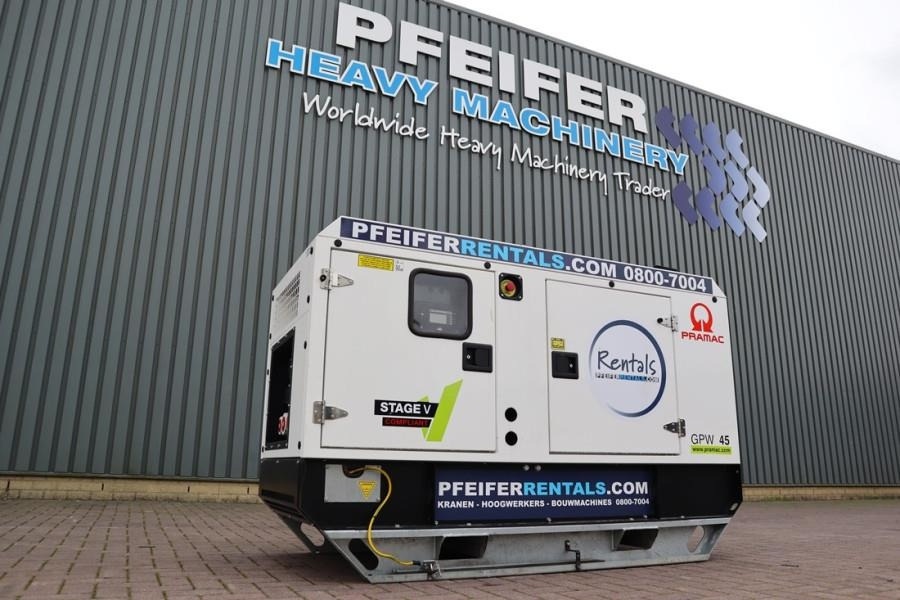 Pramac GPW45Y/FS5 Valid inspection, *Guarantee! Diesel, 4 - Strømgenerator: billede 1 Pramac GPW45Y/FS5 Valid inspection, *Guarantee! Diesel, 4 - Strømgenerator: billede 1
